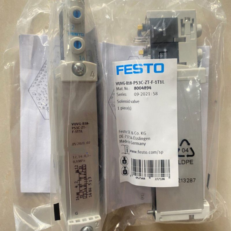 Электромагнитный клапан Festo VUVG-B18-P53C-ZT-F-1T1L