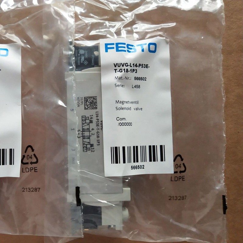 Электромагнитный клапан Festo VUVG-L14-P53E-T-G18-1P3