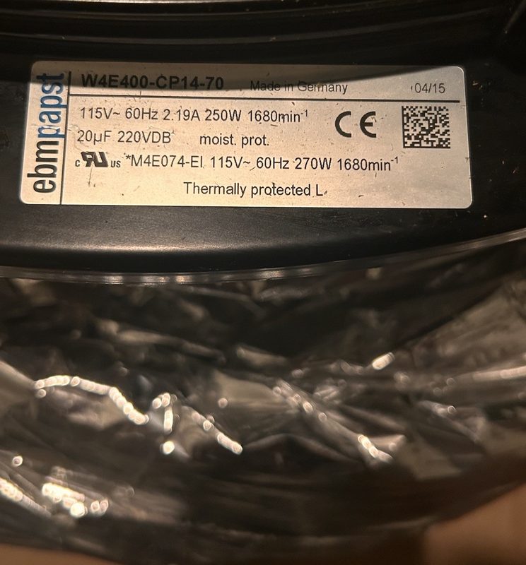 Вентилятор W4E400-CP14-70