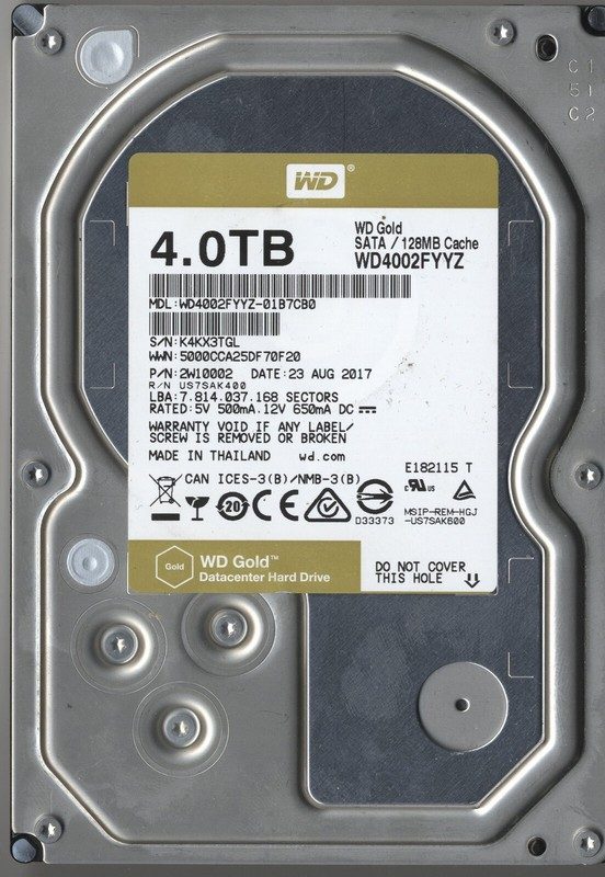 Жёсткий диск Western Digital WD4002FYYZ