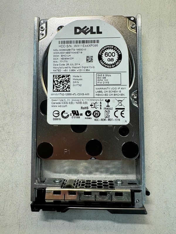 Жёсткий диск Dell WD6002BKTG-18E3DV0