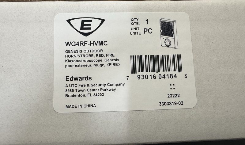 Оборудование пожарной сигнализации WG4RF-HVMC