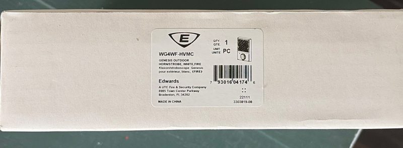 Оборудование пожарной сигнализации WG4WF-HVMC