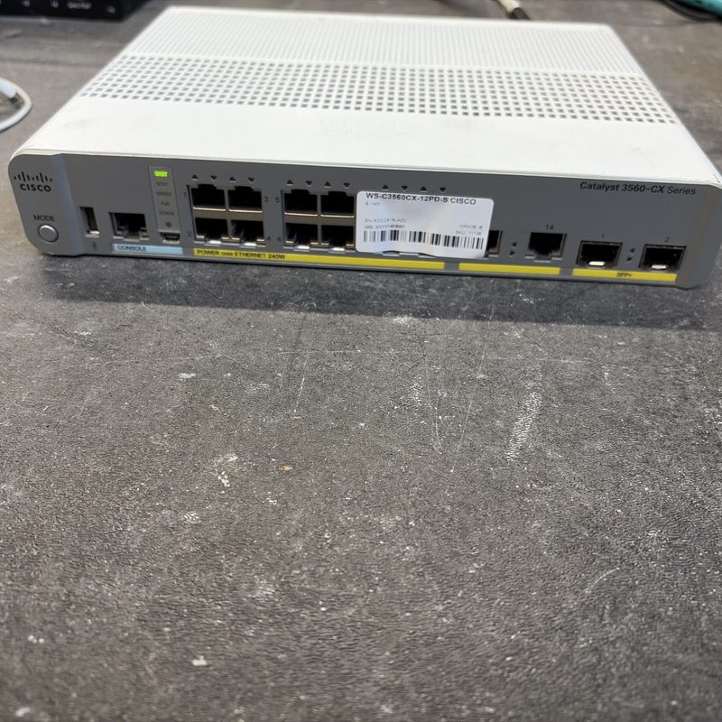 Коммутатор Cisco WS-C3560CX-12PD-S
