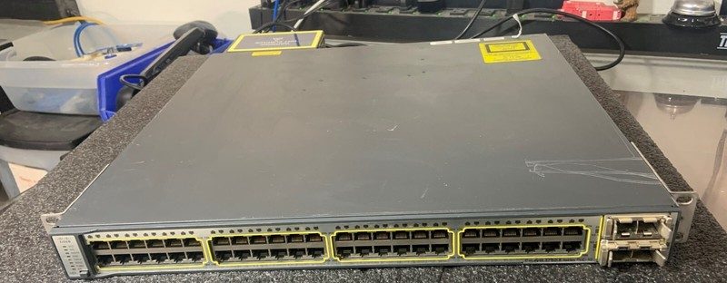 Коммутатор Cisco WS-C3750E-48PD-F