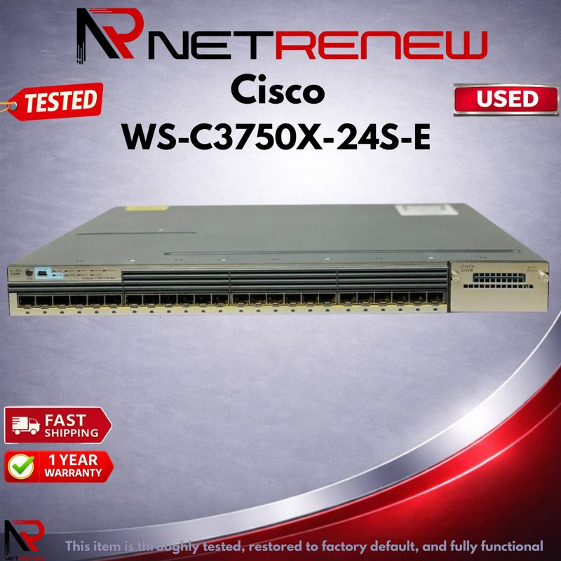 Коммутатор Cisco WS-C3750X-24S-E