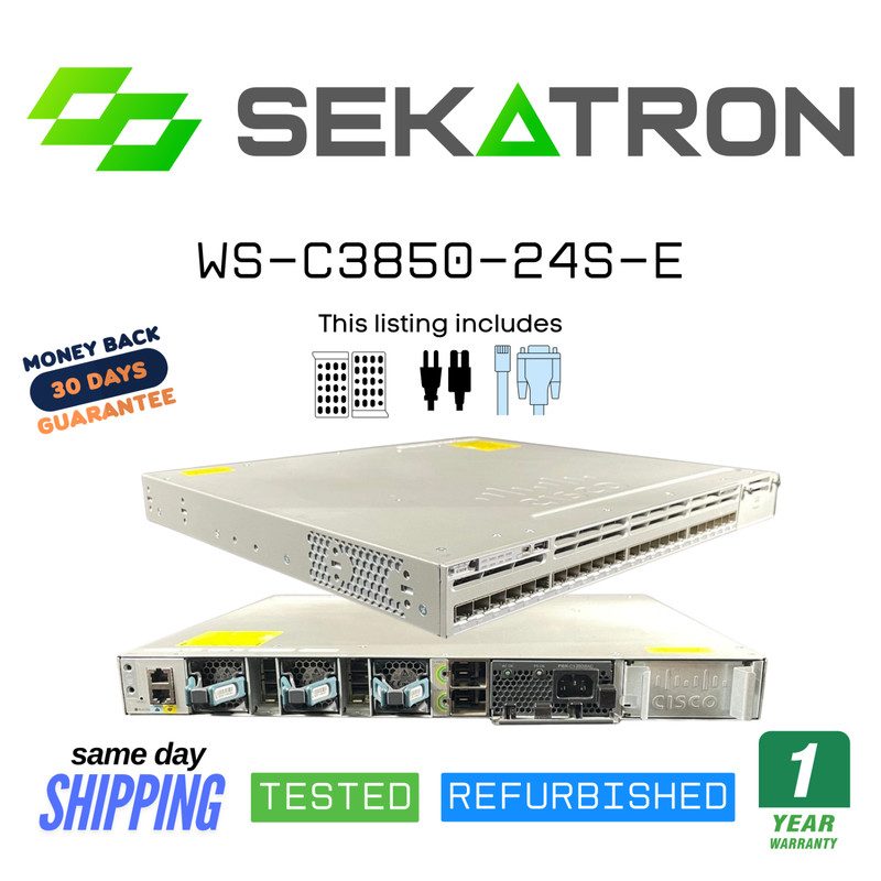 Коммутатор Cisco WS-C3850-24S-E