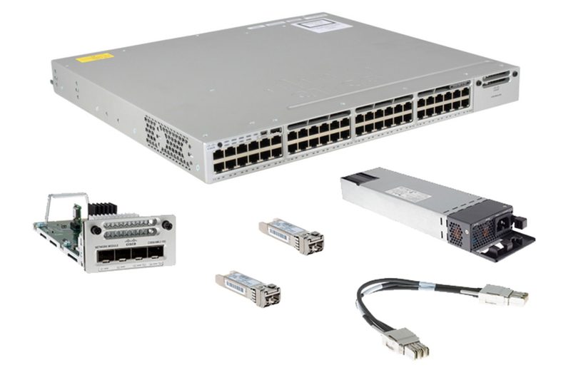Коммутатор Cisco WS-C3850-48P-S-DP10G