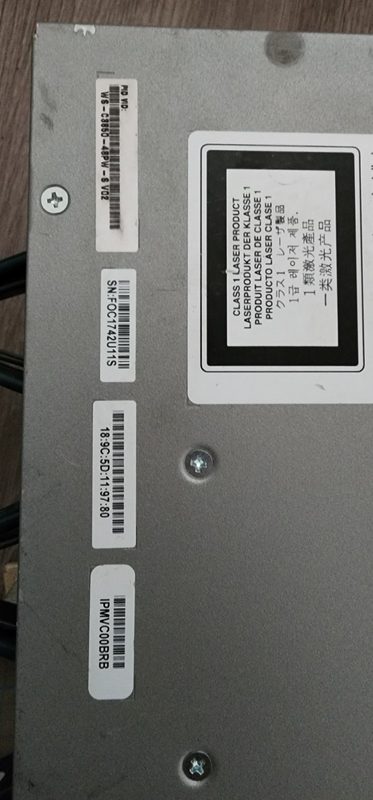 Коммутатор Cisco WS-C3850-48PW-S