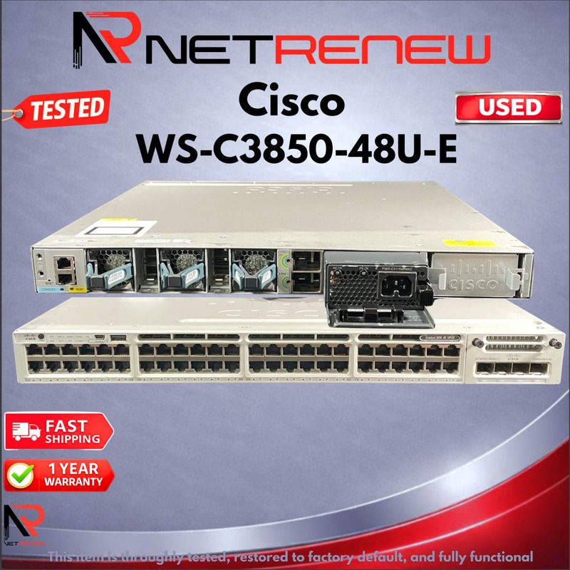 Коммутатор Cisco WS-C3850-48U-E