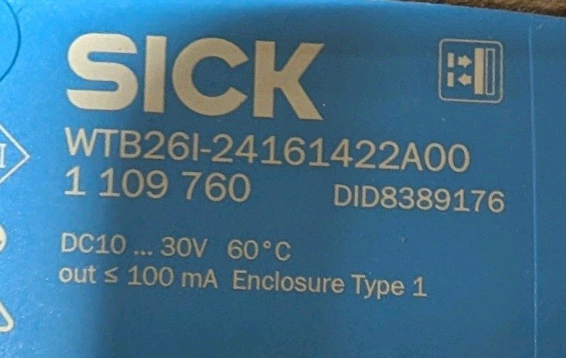 Фотоэлектрический датчик SICK WTB26I-24161420A00