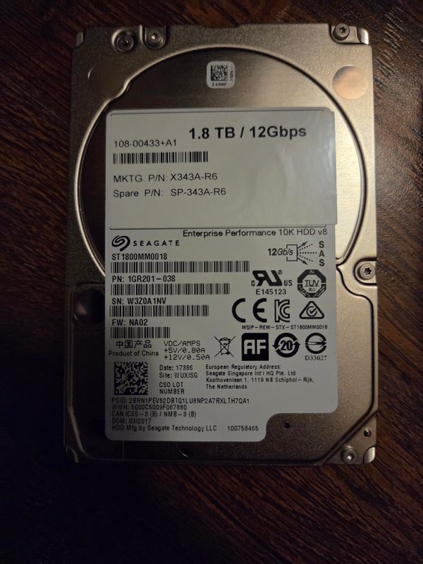 Жёсткий диск NetApp X343A-R6
