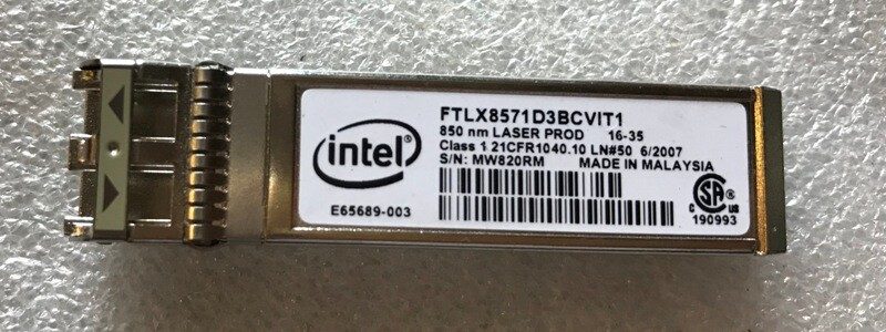 Трансивер Intel X520-DA2/SR2