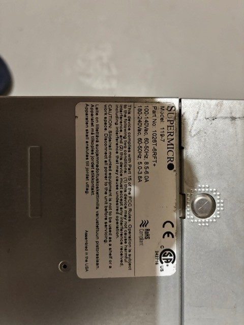 Сервер Supermicro X8DTU-6TF