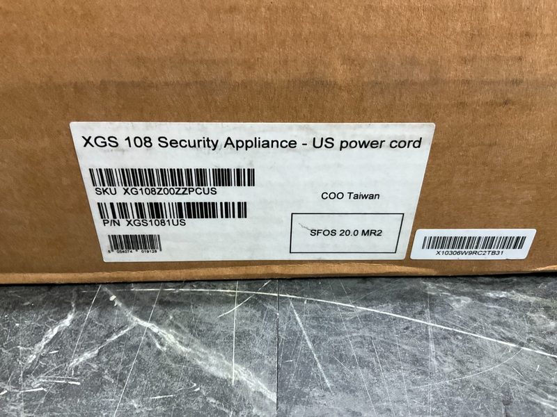 Межсетевой экран Sophos XG108Z00ZZPCUS