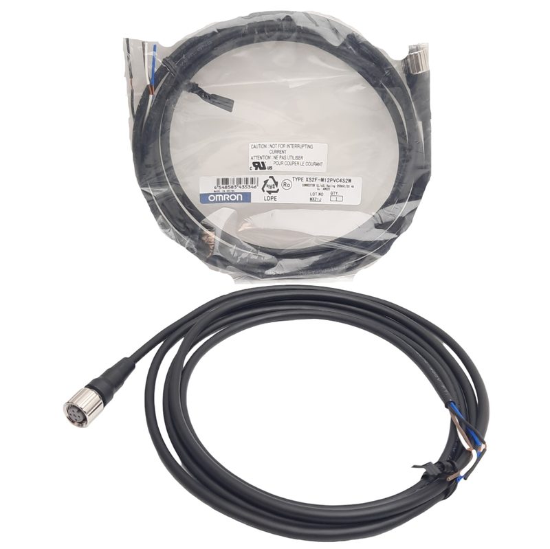 Соединительный кабель Omron XS2F-M12PVC4S2M