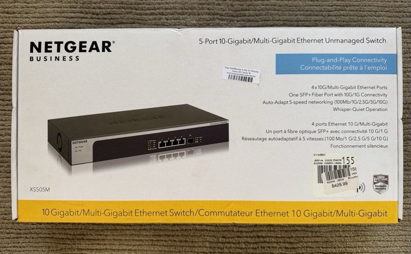 Коммутатор Netgear XS505M