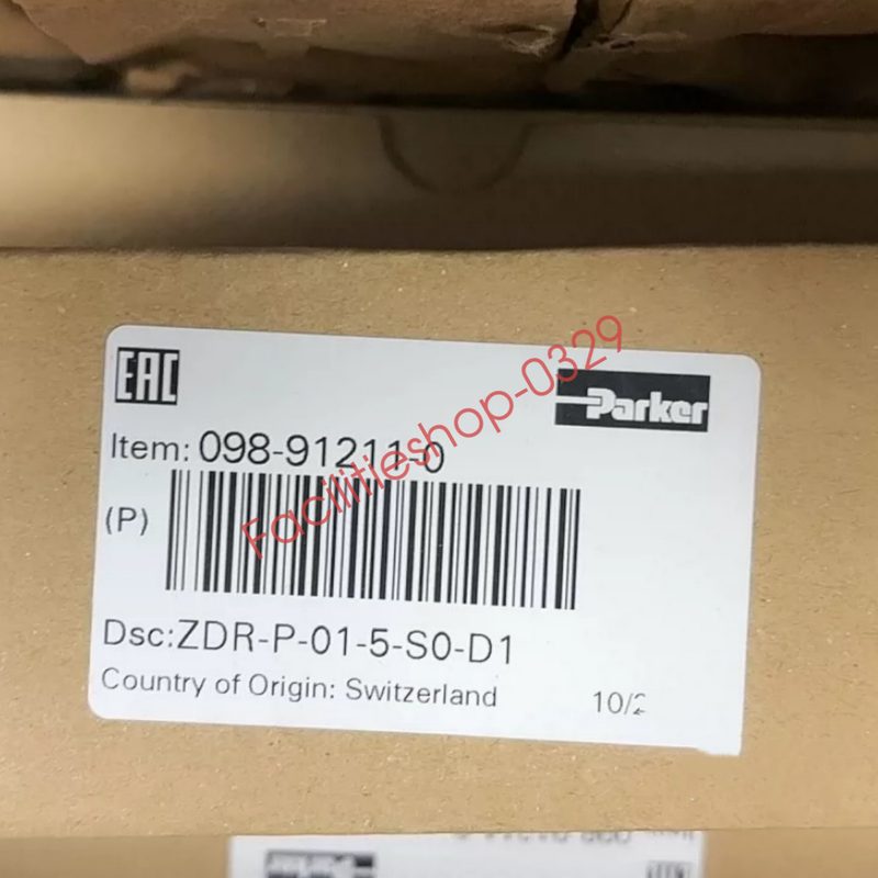 Пневмоклапан Parker ZDR-P-01-5-S0-D1