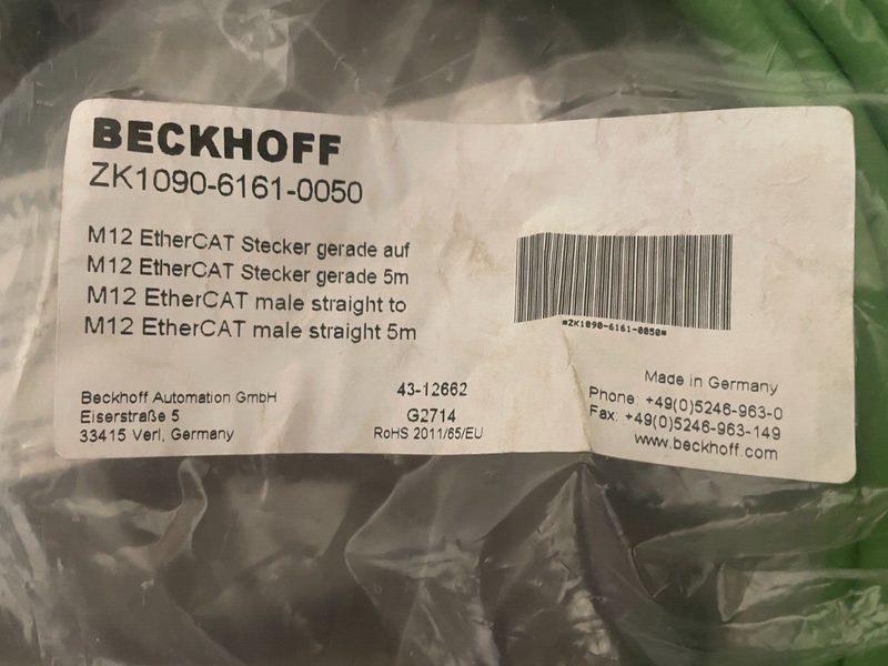 Кабель Beckhoff ZK1090-6161-0050