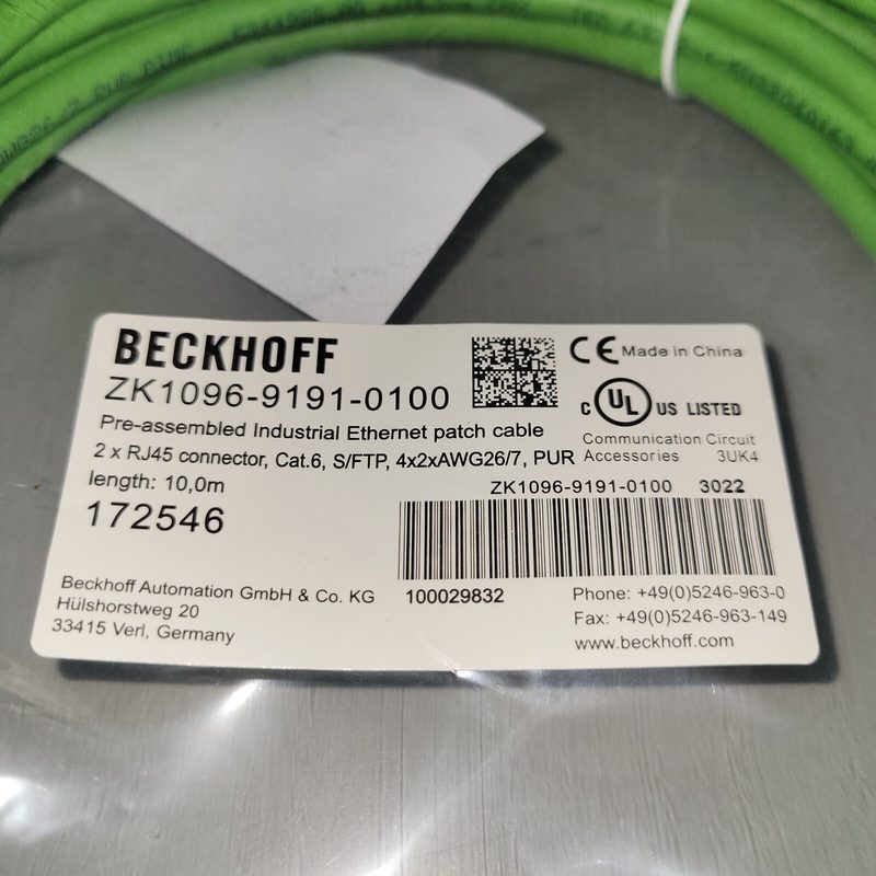 Кабель Beckhoff ZK1096-9191-0100