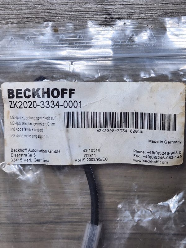 Кабель Beckhoff ZK2020-3334-0001