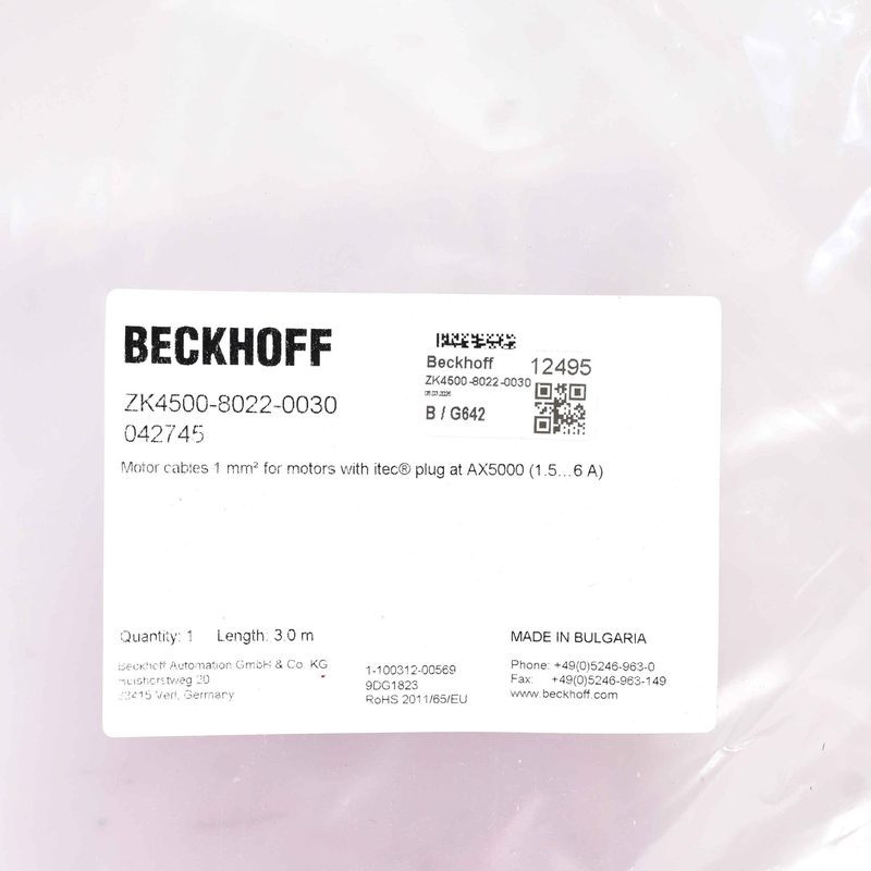 Кабель Beckhoff ZK4500-8022-0030