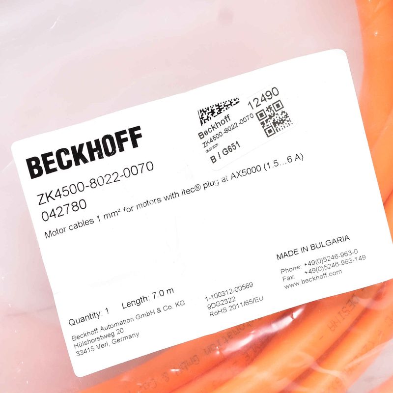 Кабель Beckhoff ZK4500-8022-0070