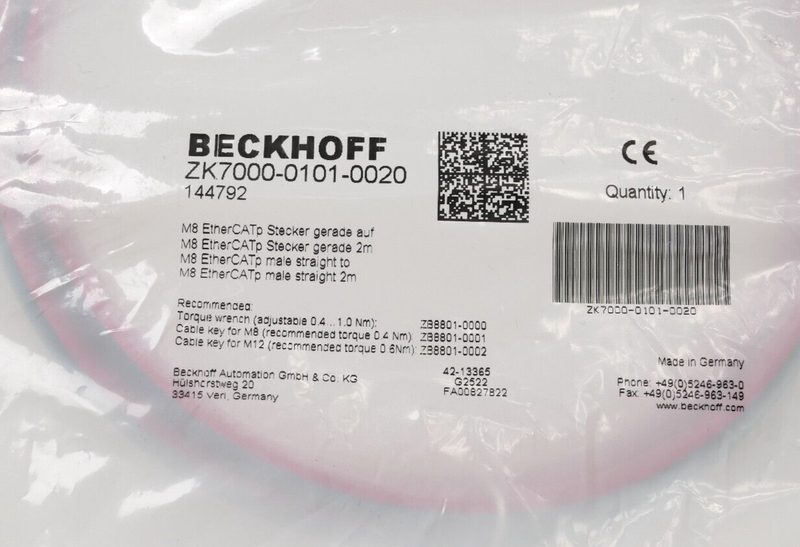 Кабель Beckhoff ZK7000-0101-0020