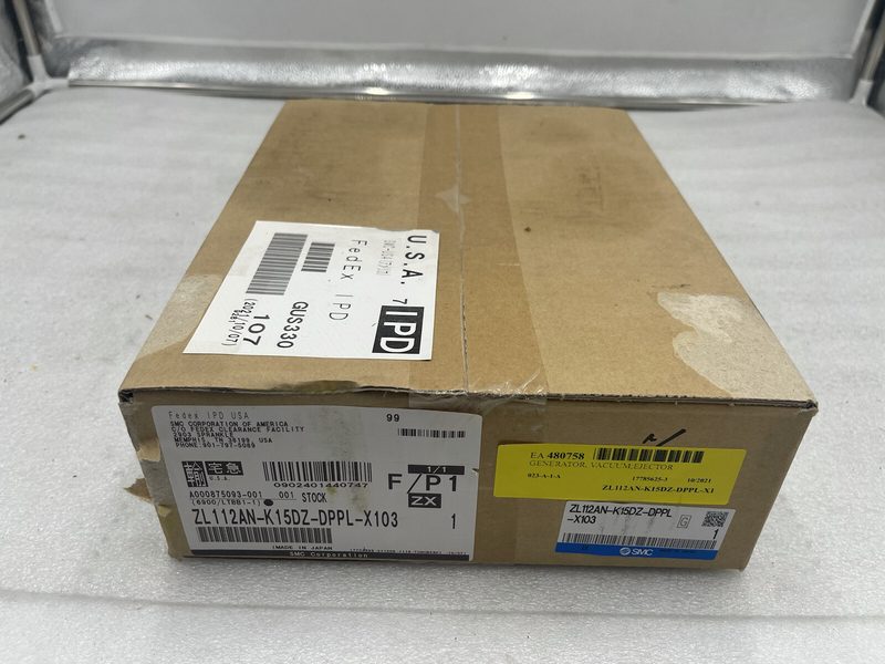 Вакуумный эжектор SMC ZL112AN-K15DZ-DPPL-X103