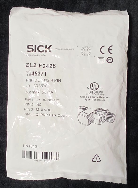 Фотоэлектрический датчик SICK ZL2-F2428