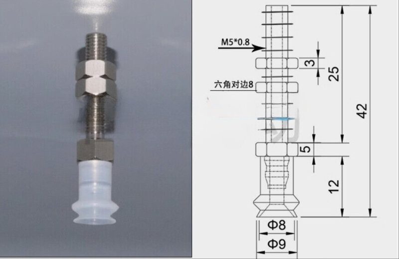 Вакуумная присоска SMC ZPT08BS-A5L