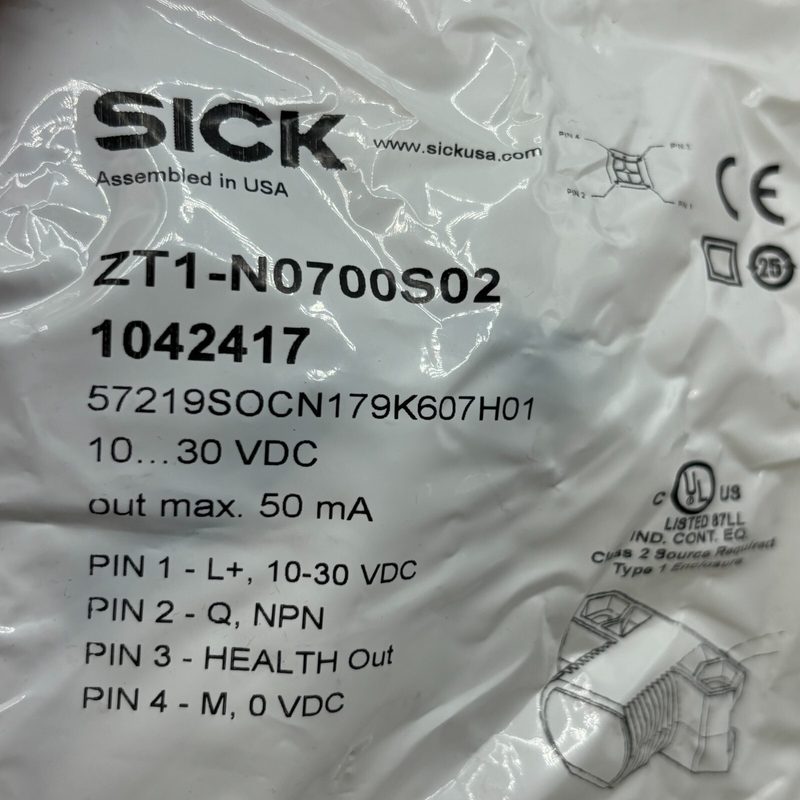 Датчик приближения SICK ZT1-N0700S02